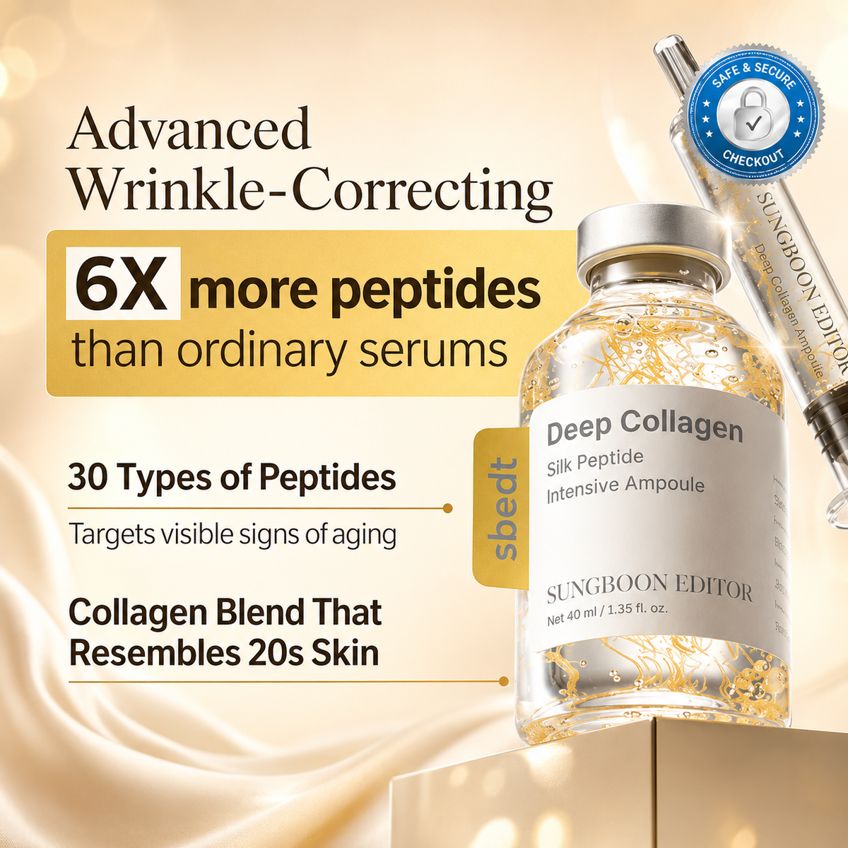 Deep Collagen Silk Peptide Ampoule