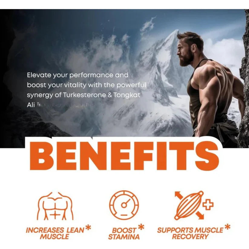 Turkesterone & Tongkat Ali - Testosterone Capsules