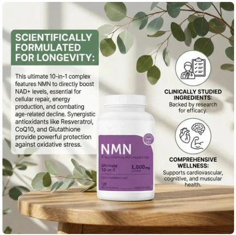 NMN Complex | 1000mg Per Serving | 120 Vegetarian Capsules